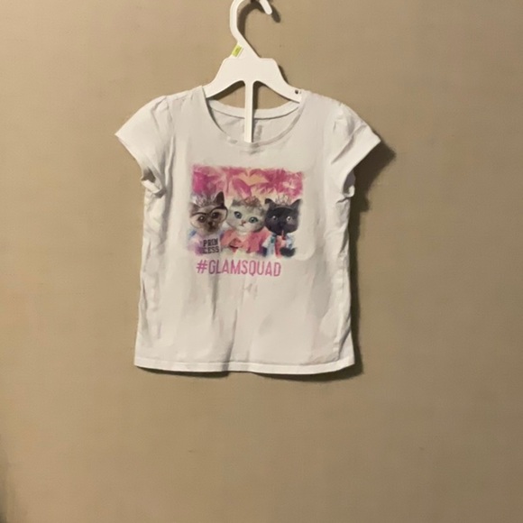 The Children's Place White and Pink Short Sleeve Tees - Picture 1 of 8